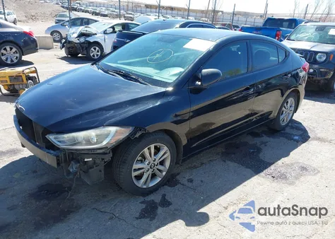 2018 Hyundai Elantra Sel из США, поврежденный, VIN 5NPD84LF9JH283570